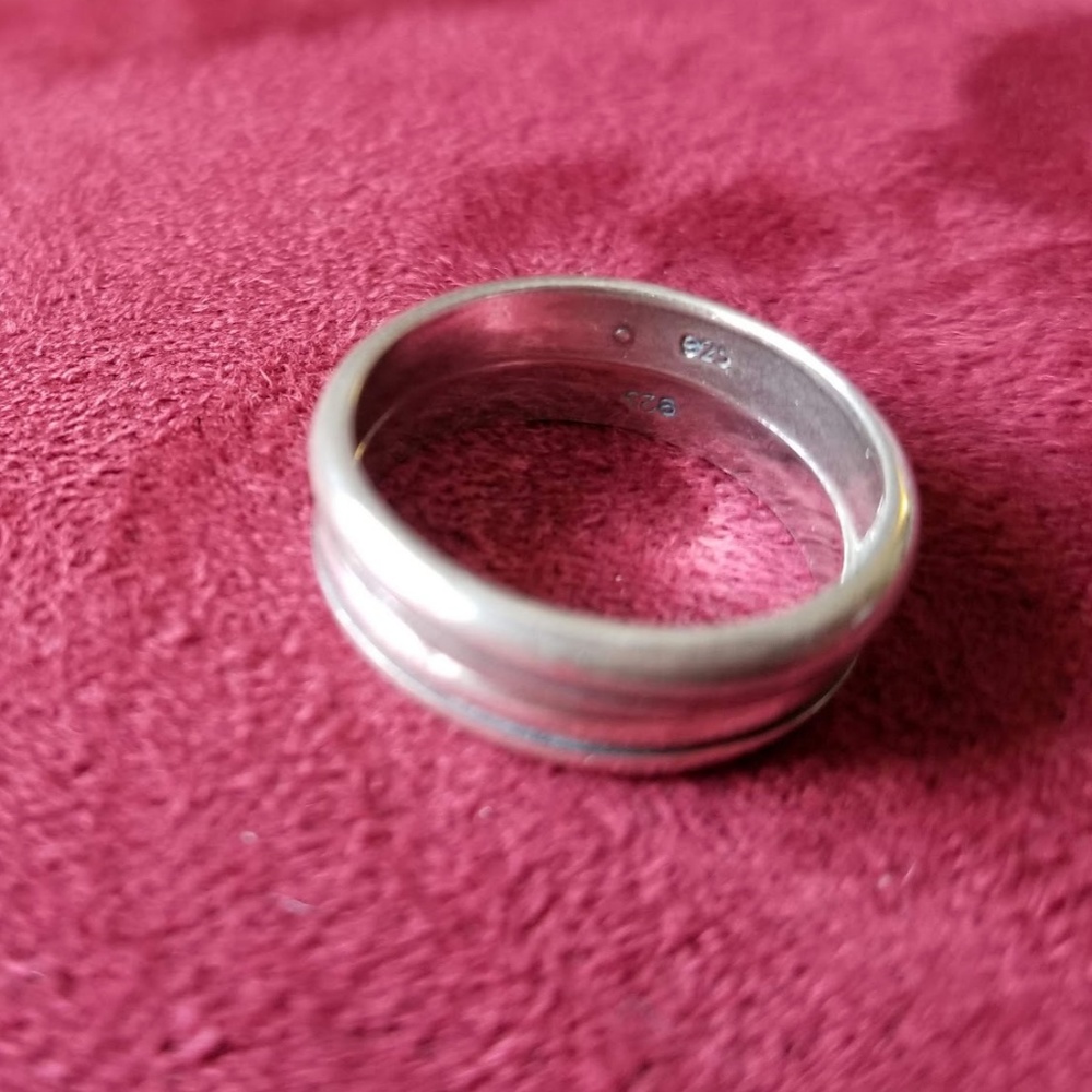 Two Silver Stackable Rings - image 4